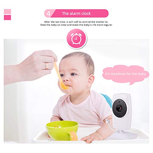 Baby Monitor, Video Baby Monitor Wireless Night Vision Dual View Video, Newborn Baby Monitor with Zoomable Night Vision Digital Color Camera, Two-Way Audio, Lullabies (3.2 inch)