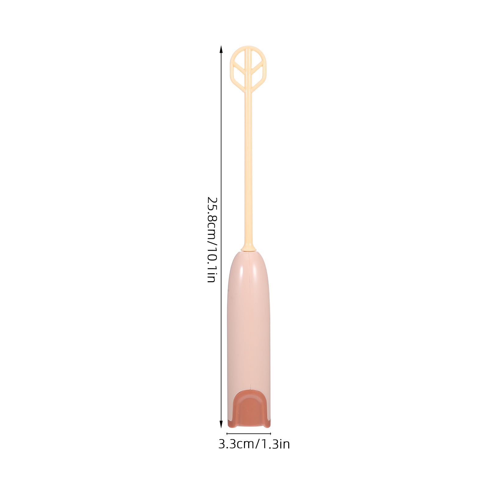 Toyvian Mini Mixeur Électrique Portable à Main pour Lait Infantile avec Manche Allongé Mélangeur Rapide et Facile pour Poudre de Lait et Boissons Détachable et Simple à