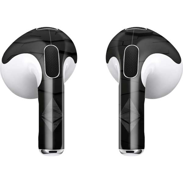 Skinit Decal Audio Skin Compatible with Apple AirPods (3rd Gen, 2021) - Skinit Originally Designed Ethereum Textured Logo Design