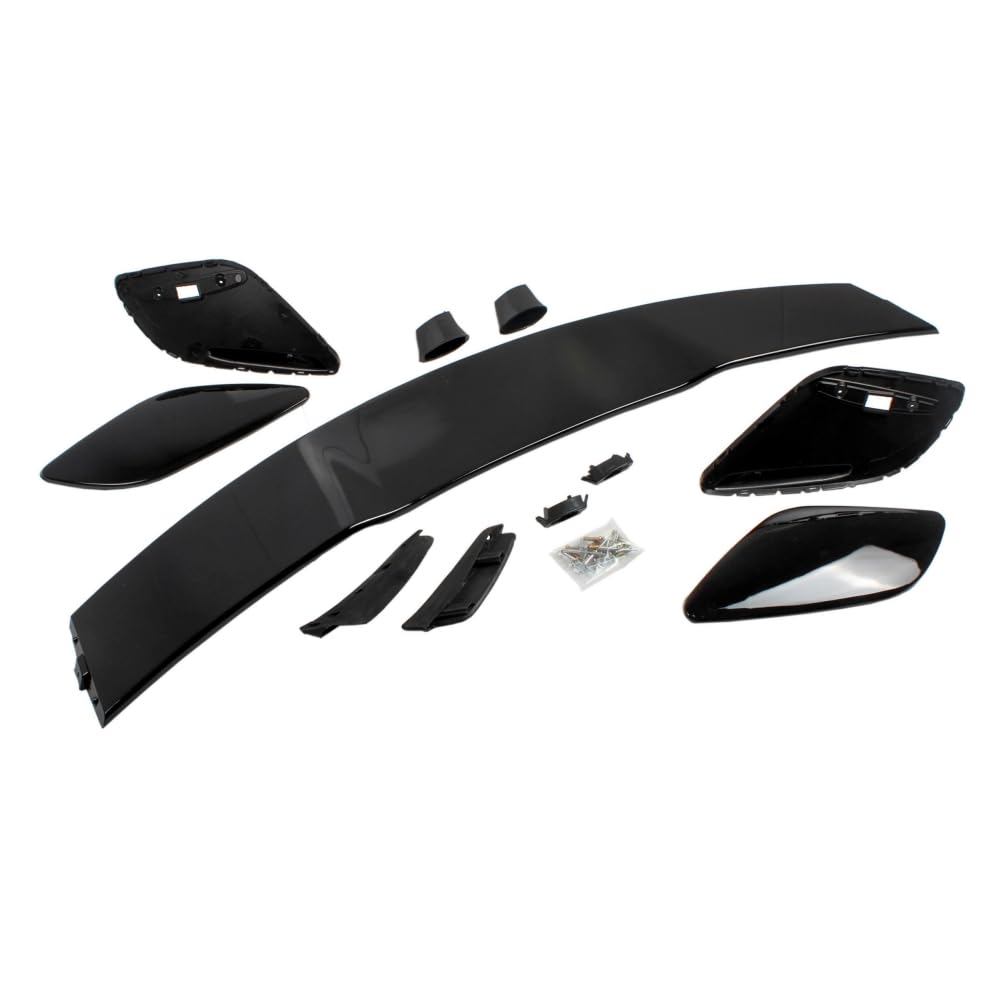 MUTUSAISI Aileron becquet arrière pour Mercedes Benz Classe GLA MK II H247 2020-2025 GLA35/ GLA45/ 180/200/ 220/250, Noir Brillant de Coffre Aile Spoiler de Toit Hayon Wing Arrière Accessoires
