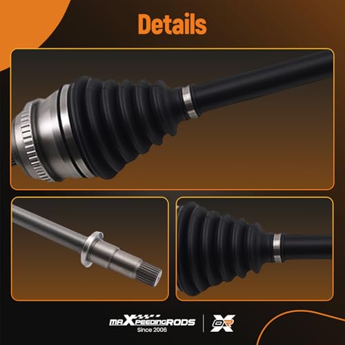maXpeedingrods Front Right CV Axle Shaft Assembly for Toyota Camry 02-17, Avalon 05-16, Highlander 04-07, Solara 04-08, for Lexus ES330/RX330 04-06, ES350 07-18, RX350 07-09, 2.5L 3.0L 3.3L 3.5L by maXpeedingrods - Image 7