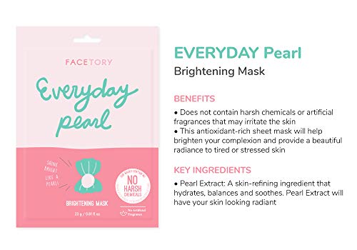 Everyday Hydrating Essence Korean Sheet Masks (8 Pack Bundle) , for All Skin Types, Revitalizing, Purifying, Illuminating, Anti-aging With No Harsh Chemicals and Safe for Sensitive Skin, Set of 8