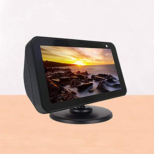TUTUO Supporto Regolabile per Echo Show 8 / Echo Show 5. Rotazione a 360 Gradi, Base dell'altoparlante Magnetico Echo (Nero) - Image 6