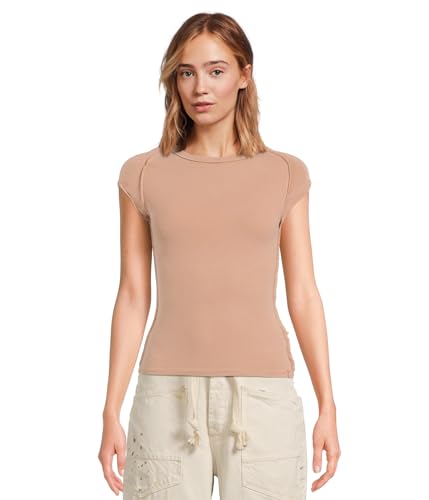 T-Shirt Ever Had Free People pour femme en coton de style decontracte