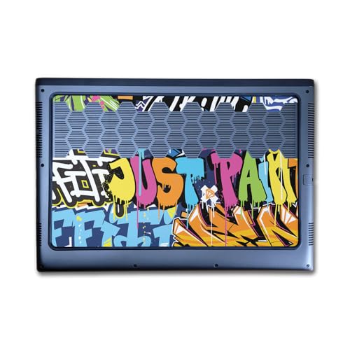 Image of Laptop Skin Compatible with Alienware M16 R2 (2024) - Just Paint - Premium 3M Vinyl Protective Wrap Decal Cover - Easy to Apply | Crafted in The USA by MightySkins