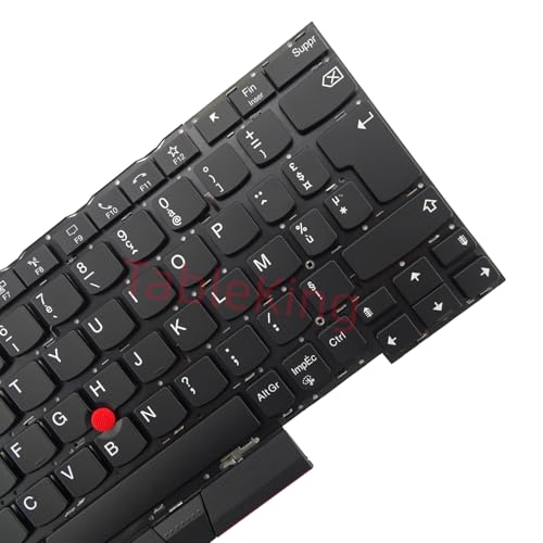 Clavier de rechange pour Thinkpad X13 Yoga défectueux - Rétroéclairé AZERTY
