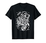 Un graphique amusant sur le saxophone, un cadeau idéal pour votre fanfare, votre professeur de saxophone et les passionnés de saxophone. Convient aux hommes, aux femmes et aux enfants.