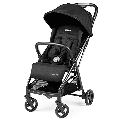 Peg Perego Selfie Onyx, The Self-Folding Stroller, Black