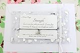 Life Inspirational,Strength Doesn't Come From What You Can Do Handmade Elephant Charm Wish bracelet,Organza Gift bag(Black) - Image 2