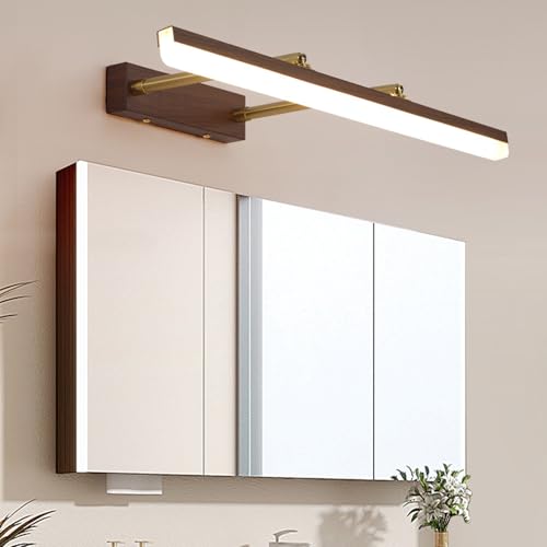Lámpara de pared sin sombras molestas para maquillaje en espejo de baño