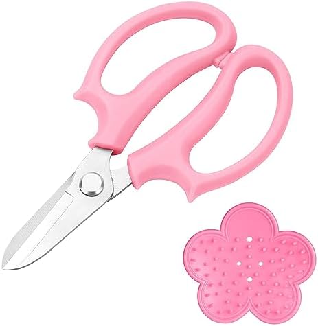 OFFCUP Gartenschere, Rosenschere, Professionelle Pflanzenschere Scharfe | Narzissen Beschneiden Edelstahl-klingen Für Blumen Obst Blatt Zweige Trimmen Werkzeug