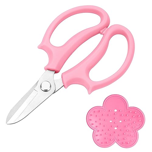 OFFCUP Garden Secateurs, Florist Scissors, Bypass Pruning Shears Professional Secateurs Pruning Scissors Snips