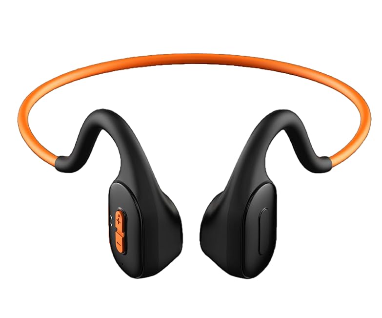 beep AUDIO Bluetooth 5.0 GT-01 Nack Head Phone | 180mA Battery | Playback time: 5H | Bluetooth Distance: 10M (Orange)