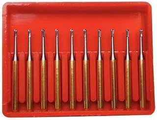 Coltene R40330G Alpen Speedster Carbide Burs, 330G Pear, Friction Grip, 0.8 mm Diameter (Pack of 10)