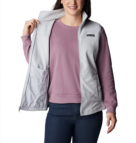 Columbia Women's Castle Dale Fleece Vest, Grey, Small3