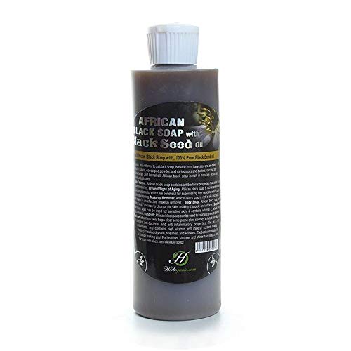 Black Seed Oil Liquid Black Soap: 8 oz | Beauty Care