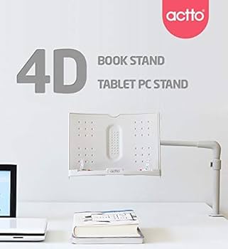 Amazon.co.jp：Actto 4D フレックスアーム ブックスタンド 18段 角度