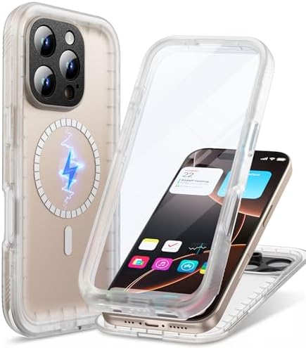 Cozycase TOP Militärschutz wasserdichte 360 Hülle Für iPhone 16 Pro Max | Magnetische Für MagSafe, Outdoor Panzerhülle Full Cover Armor Case, Soßfest Staubschutz Baustelle Waterpro
