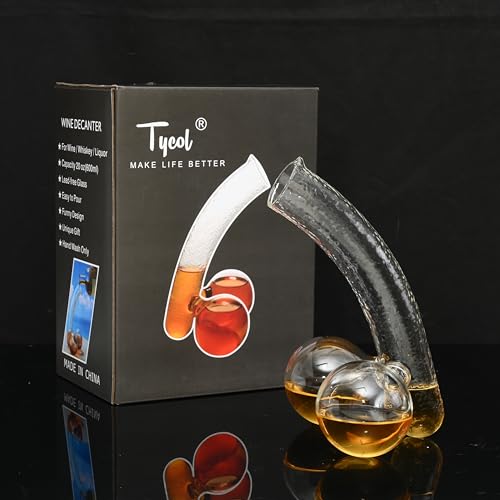 Tycol Novelty Whiskey Decanter, 20oz/600ml Glass Liquor Dispenser, Unique Gift for Dad Husband Boyfriend, Father's Day Birthday, Funny Bar Decor Conversation Starter - image 7