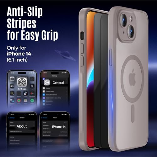 Image of Symcele Designed for iPhone 14 Case, Natural Titanium