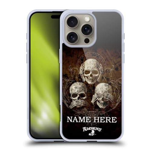 Coque Three Skull Alchemy Gothic pour iPhone 16 Pro Max au Quotidien