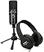 Zoom ZUM-2 Podcast Mic Pack, Podcast USB Microphone, Headphones, Tripod, Windscreen, USB Cable, For Recording and streaming Podcasts, Music, Voice-Overs, and more