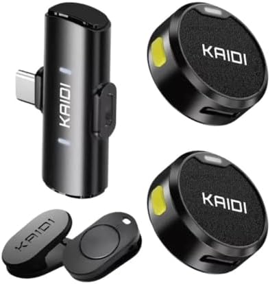 Microfone de Lapela Sem Fio Bluetooth Kit 2 Microfonones Abafamen...