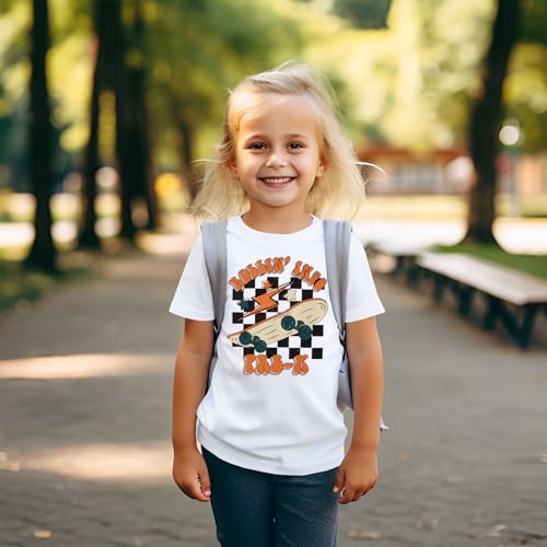 CM C&M WODRO Rolling Into Pre-K Shirt for Baby Boy Girl Preschool First Day of School T-Shirt Back to School Kindergarten Tee2