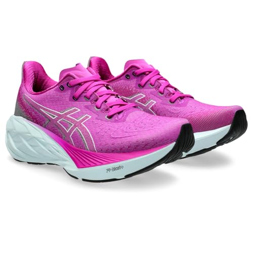 Tênis Asics Novablast 4 Feminino - Rosa/cinza - 35