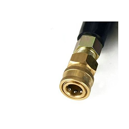 Raptor Blast 4000 PSI BLACK Wire Braid Pressure Washer Hose 50' w/ Couplers