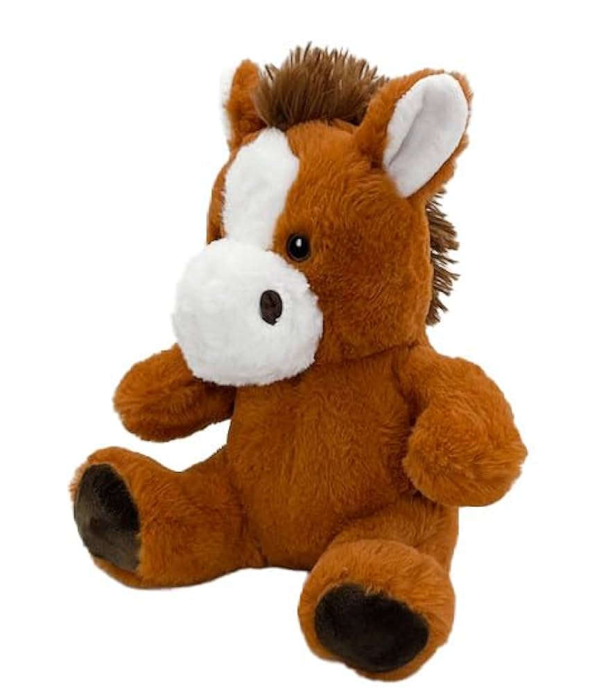 茶色いぬいぐるみ 約60cm Amazon.co.jp: Anico (アニコ) 10インチ 茶色の馬 刺繍の目