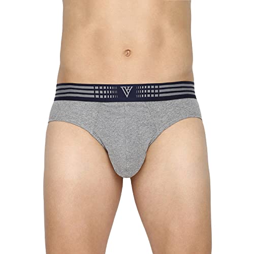 Image of Van Heusen Men Anti Bacterial Briefs - 100% Combed Cotton - Pack of 2 - Colour Fresh, Moisture Wicking