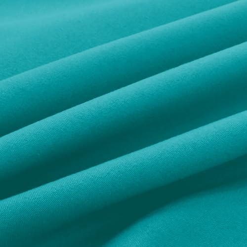 Image of Elegant Comfort Luxury Ultra-Soft 2-Piece Pillowcase Set 1500 Thread Count Egyptian Quality Microfiber Double Brushed-100% Hypoallergenic-Wrinkle Resistant, Standard /Queen Size, Turquoise