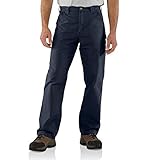 Carhartt Men's Loose Fit Canvas Utility Work Pant, Navy, 40W x 30L