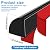 157 Inch Flexible Quarter Round Molding, Bendable Molding Trim, Flexible Molding, Rubber Quarter Round Molding, Flexible Shoe Molding, Peel and Stick Rubber Trim Molding for Wall Edge Corner (Black)