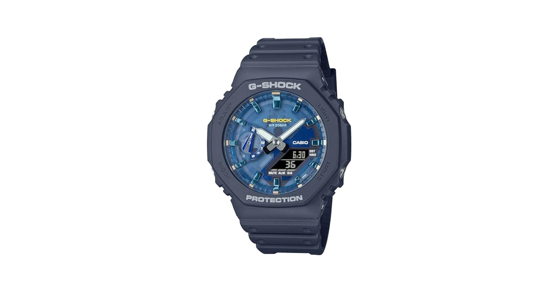 CASIO G-SHOCK GA-2100-2AJF ブルー　ユーズド GA-2100-2AJF | CASIO