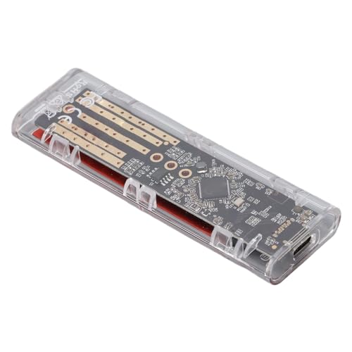 Adaptador externo transparente para disco duro Vikye USB3.1 Gen2 miniatura 5