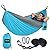 Kootek Camping Hammock 400 lbs Capacity, Camping Essentials, Lightweight Portable Single Hammock with Tree Straps, Camping Gear for Outside Hiking Camping Beach Backpack Travel