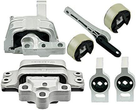 K3189 Fits 2009-2017 Volkswagen Tiguan 2.0L AUTO Engine Motor&Transmission Mount 7pc | A4908 A6966 A6969 A6978 A6978 A4911 A4914
