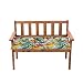 BNNEW Poduszka na ławkę outdoorową o wymiarach 15 x 30 cm, wygodna poduszka na ławkę tarasową, pogrubiona poduszka do siedzenia na patio, swing Loveseat