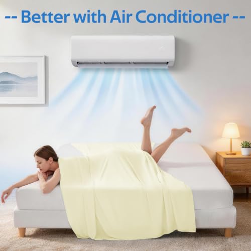 Image of Cooling Sheet Queen Size Set 3 Pieces, Double-Sided Cooling Bed Sheets for Hot Sleepers & Night Sweats, Ultra Stretchy Deep Pocket Fitted Sheet Fits Up to 18 inch, with 1 Pillowcases, Beige