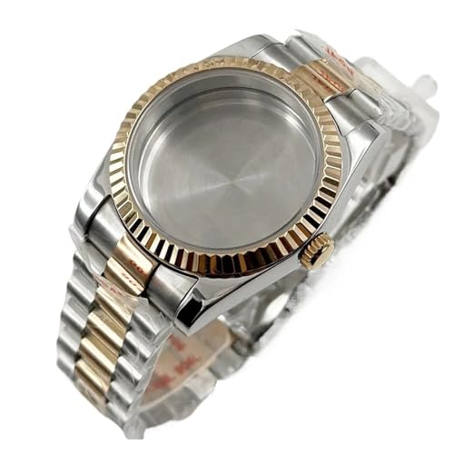 Boîtier cannelé 36mm style présidentiel pour montres de luxe NH35
