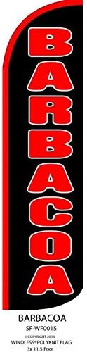 Bandera sin viento de BARBACOA (no incluida).