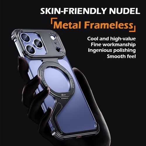 Coque iPhone 17 Pro dissipation chaleur aluminium béquille aimantée - 7