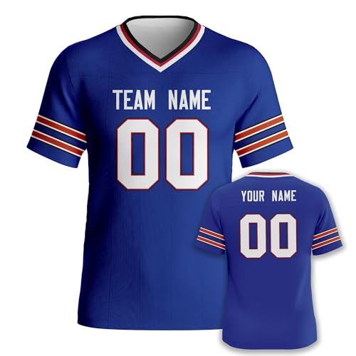 Custom Men Women Youth Kids Football Jersey Personalized Stitched/Printed Team Name Number Replica Jerseys Sport Shirt