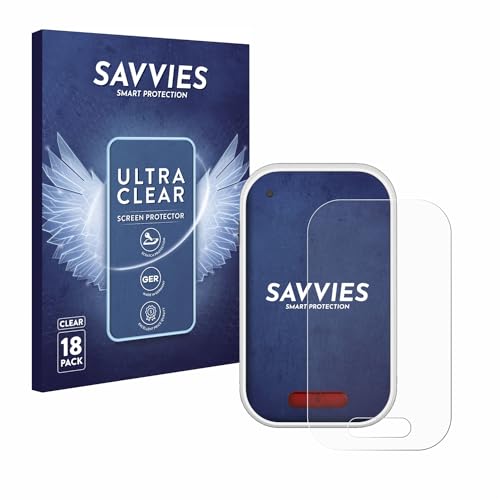 savvies Protector Pantalla para Polar V650 (18 Unidades) Película Ultra Transparente