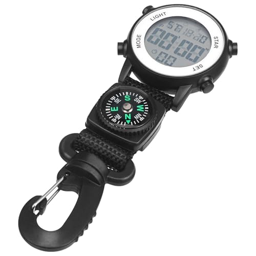 Reloj de bolsillo electrónico para hombre DOITOOL con correa de nylon para actividades al aire libre
