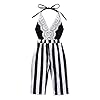 Peuter Meisje Zomer Herfst Kleding V-hals Mouwloos Streep Halter Jumpsuit Kids Meisje Sling Romper