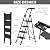 XinSunho 4 Step Ladder, Foldable Handrail & Tool Tray Stool Ladders with Anti-Slip Wide Pedal, 660 lbs Sturdy Steel Ladder for Home Kitchen and Outdoor