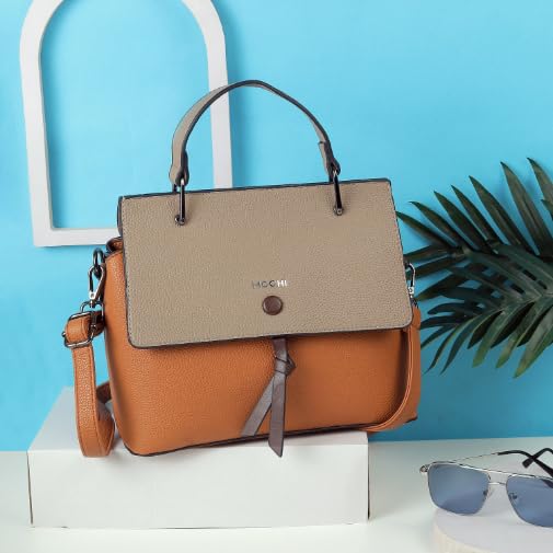 Image of Mochi Women Stylish Two-Tone Casual Sling Bag